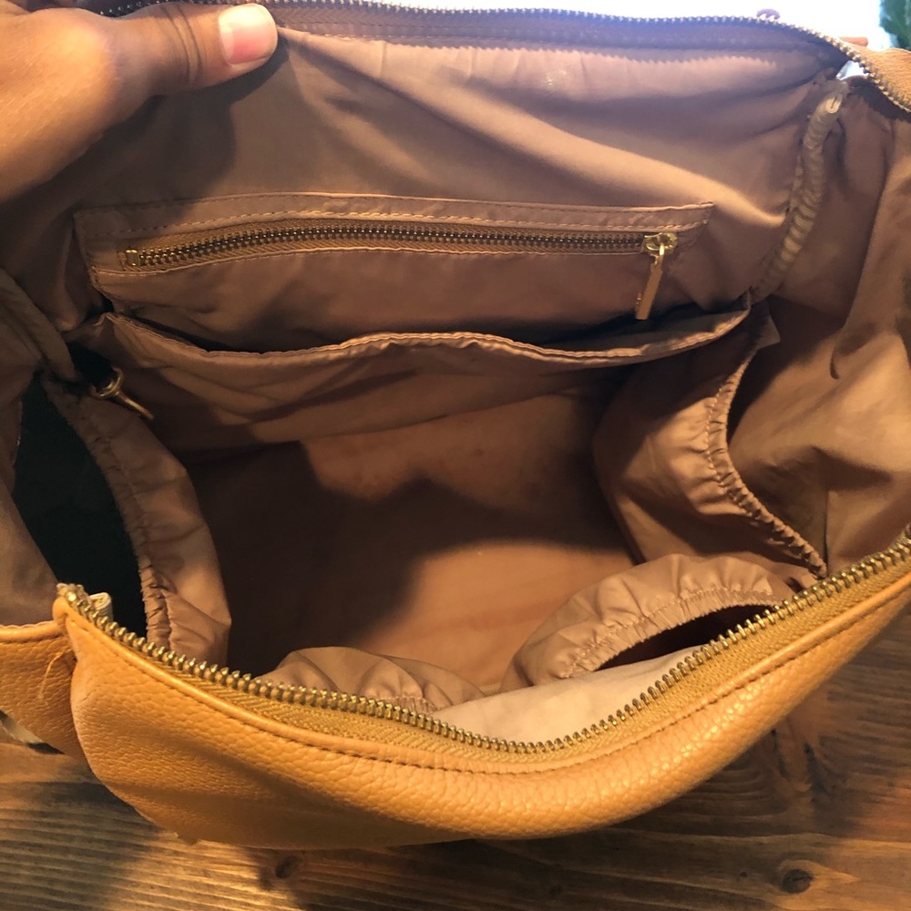 Used Freshly picked cognac brown diaper bag